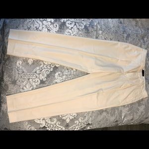 J Crew cream/beige trouser pant